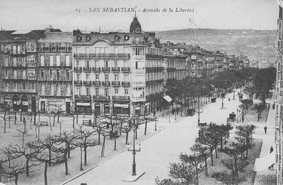 Historia San Sebastian - Avenida de la Libertad