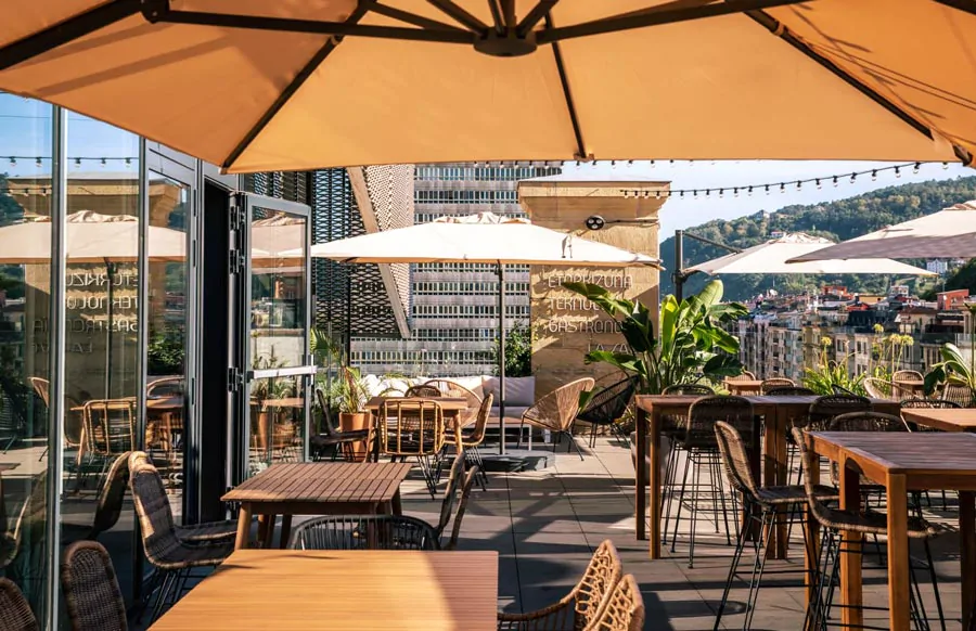 Restaurantes con terraza en Donostia - LABe